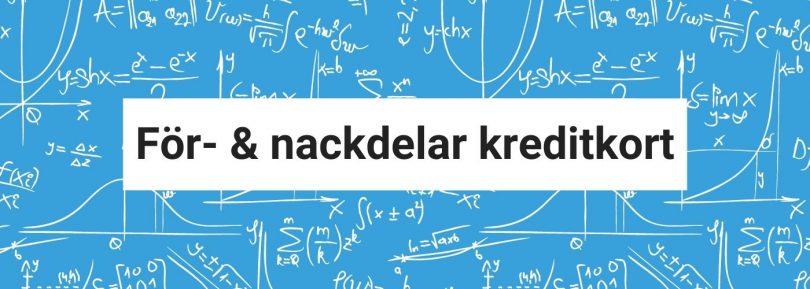 Fördelar och nackdelar med kreditkort