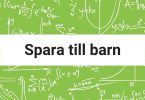 Spara till barn