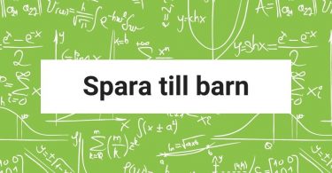 Spara till barn