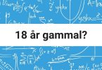 18 år gammal