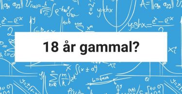 18 år gammal