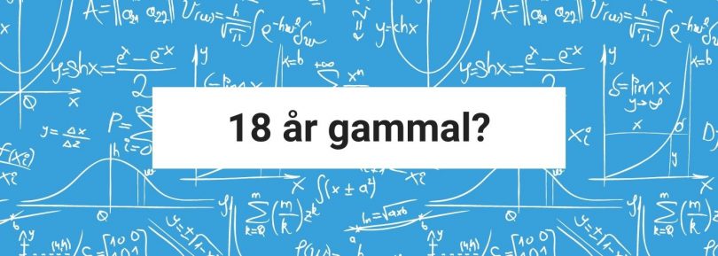 18 år gammal