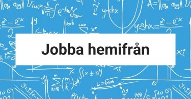 Jobba hemifrån