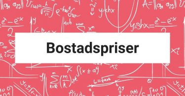 Bostadspriser