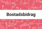 Bostadsbidrag