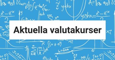 Aktuella valutakurser