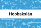 Hopbakslån