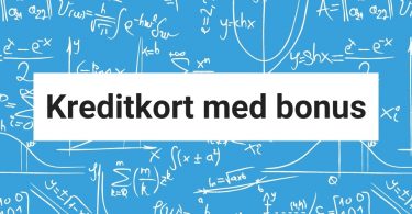 Kreditkort med bonus