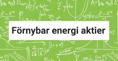 förnybar energi aktier